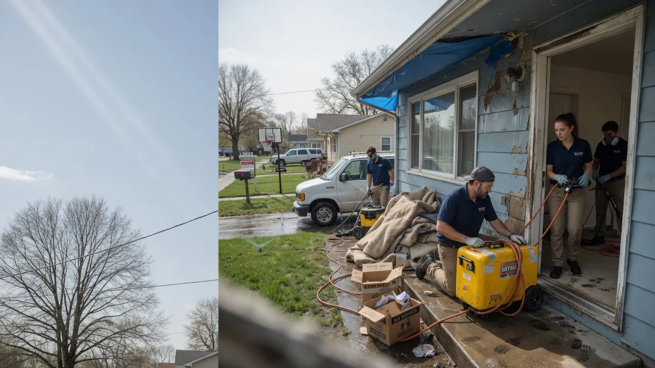 Basement Flood Cleanup in Campbellsport, WI near me